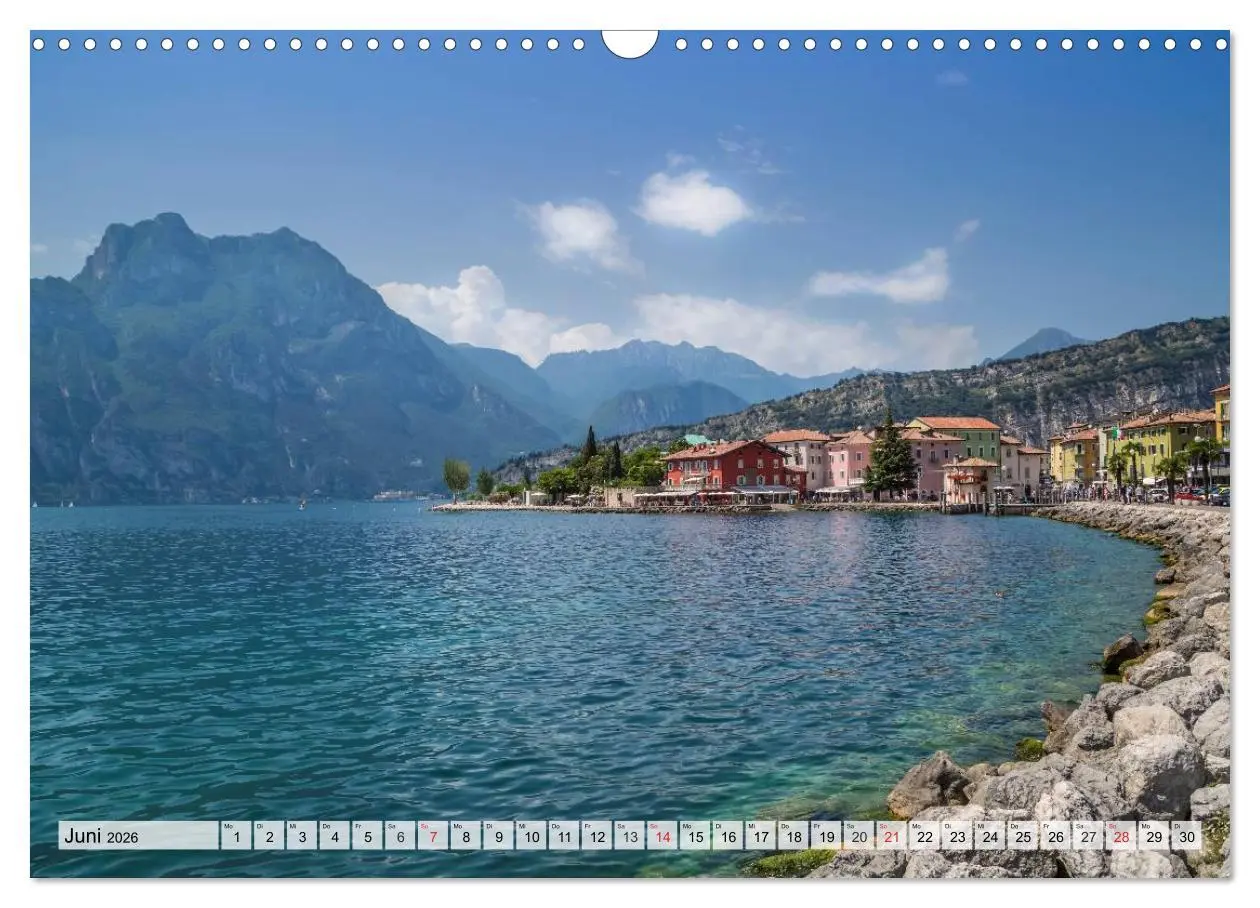 Bild: 9783516021578 | WUNDERBARER GARDASEE Riva del Garda und Torbole (Wandkalender 2026...