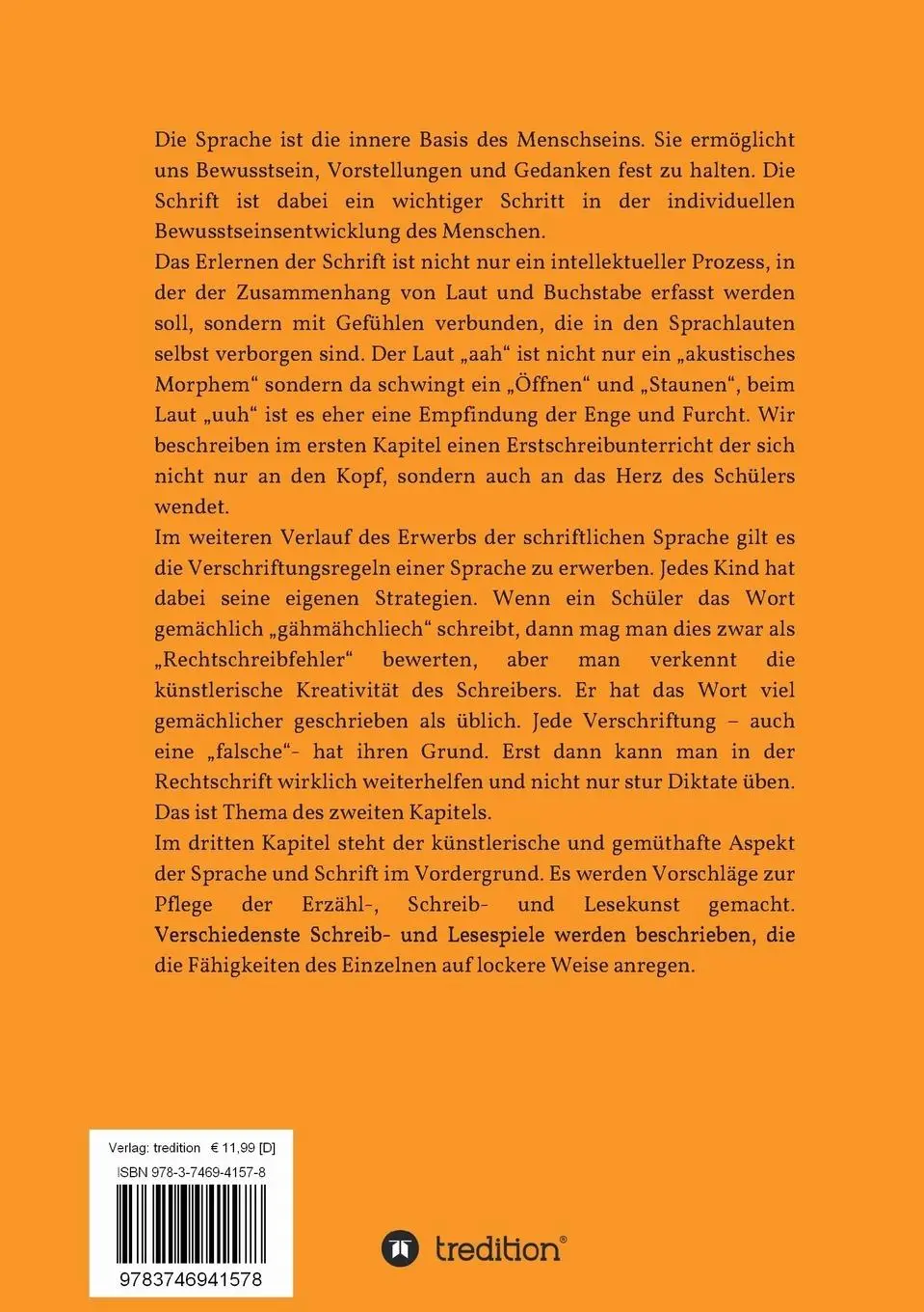Rückseite: 9783746941578 | SCHREIB-LESE-WERKSTATT | ÜBUNGEN UND SPIELE ZUR SCHREIBKUNST | Zahn