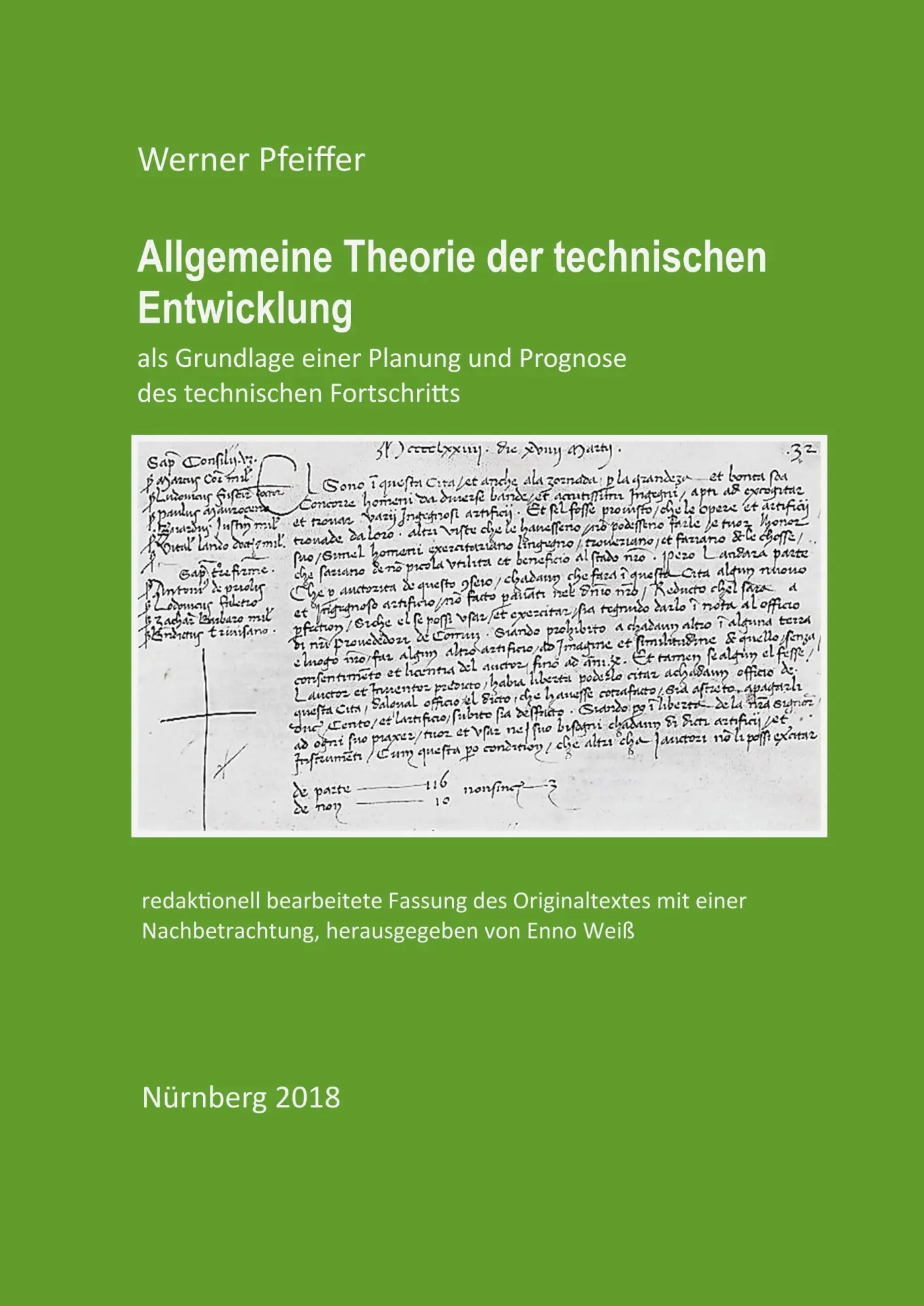 Cover: 9783748161578 | Allgemeine Theorie der technischen Entwicklung | Werner Pfeiffer