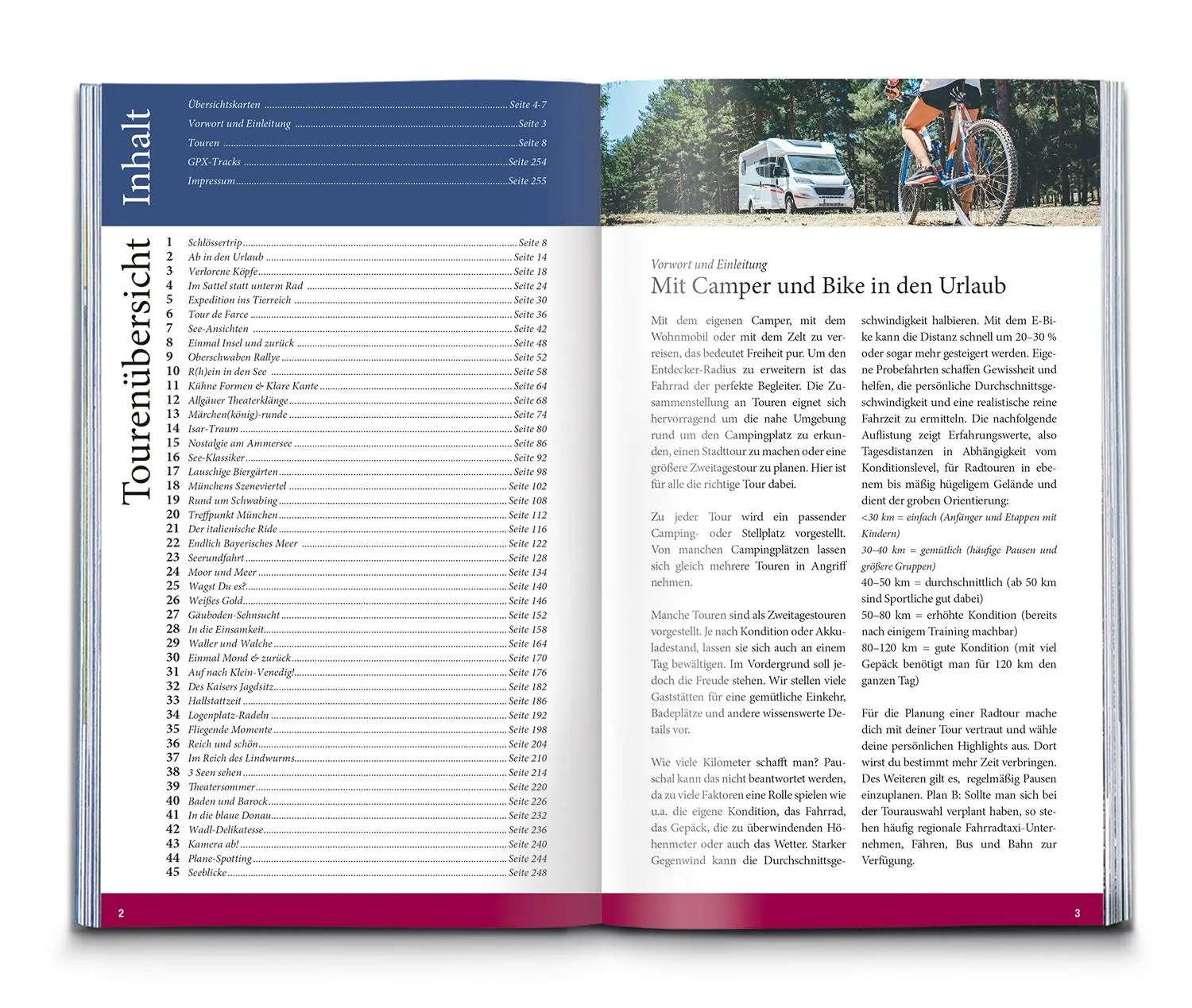 Bild: 9783991541578 | Die 45 schönsten Fahrradtouren für Camper Süddeutschland &amp; Österreich