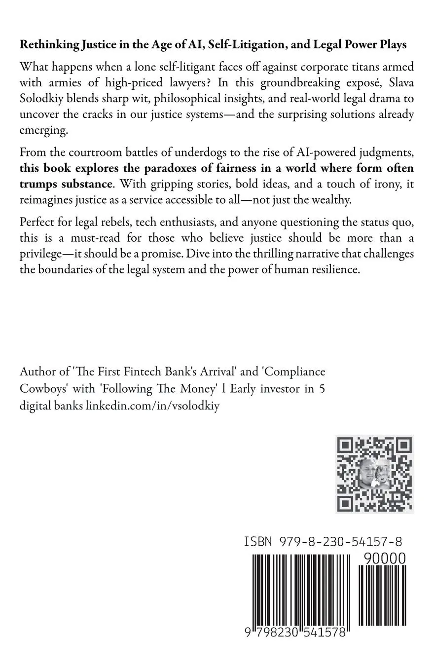 Rückseite: 9798230541578 | Justice in Metastate Era | AI, Self-Litigation &amp; Legal Ethics | Buch