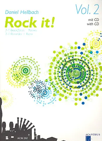 Cover: 9990000771578 | Rock it Band 2 (+CD) für 3-4 Blockflöten (SAT(A)) und Klavier
