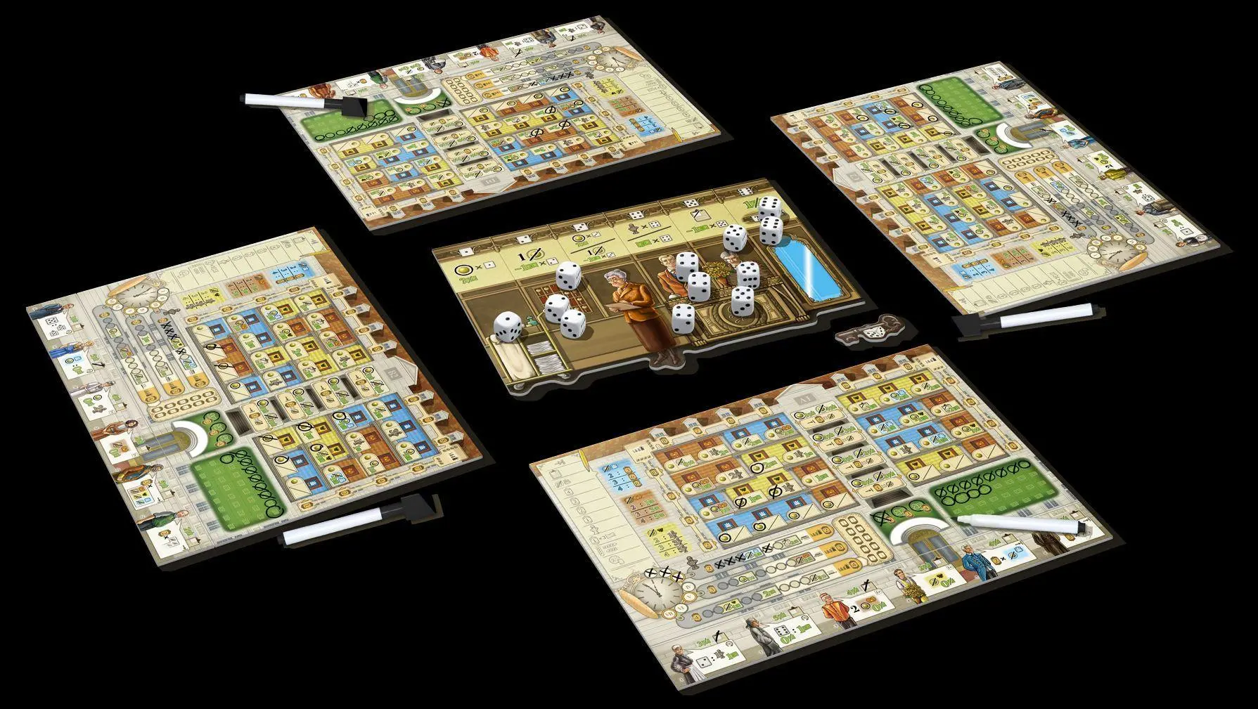Bild: 4260402311678 | Hochsaison: Grand Hotel Roll &amp; Write | Virginio Gigil (u. a.) | Spiel