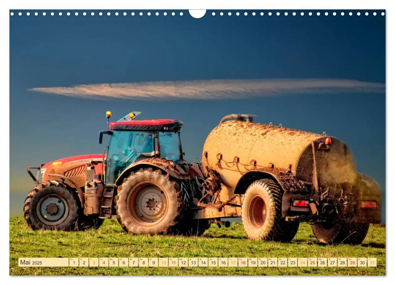 Bild: 9783435381678 | Landwirtschaft - Hightech und Handarbeit (Wandkalender 2025 DIN A3...