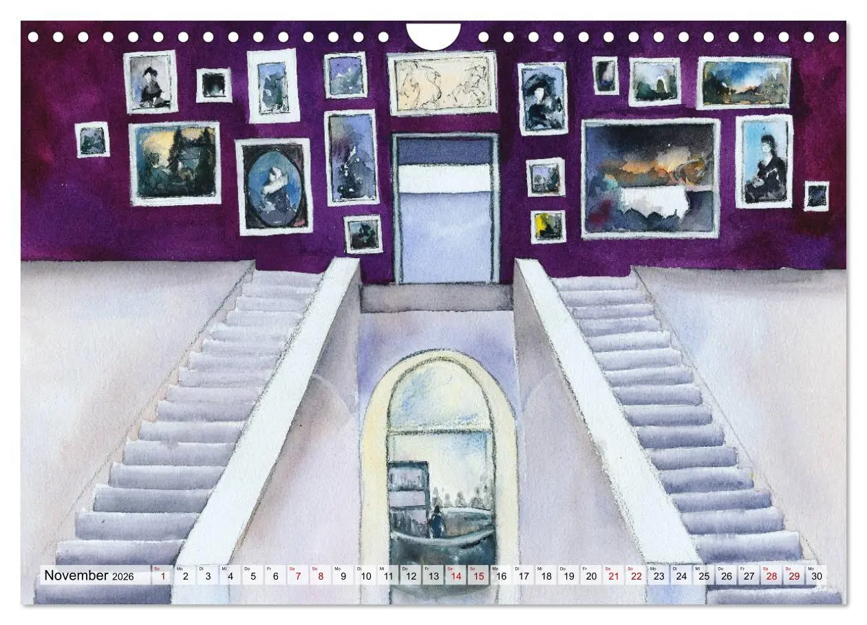 Bild: 9783457781678 | Frankfurt in Aquarell (Wandkalender 2026 DIN A4 quer), CALVENDO...