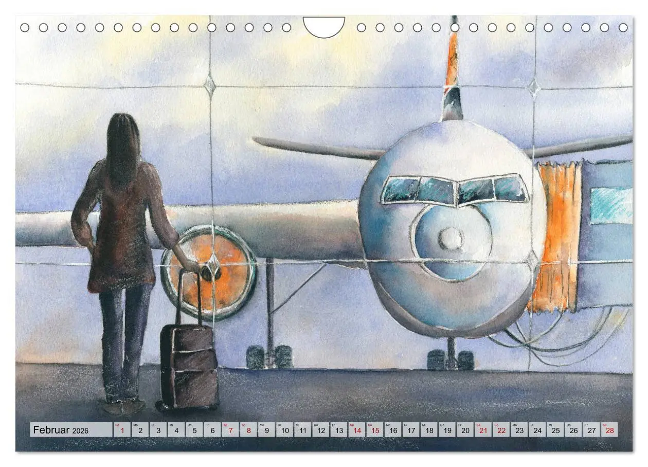 Bild: 9783457781678 | Frankfurt in Aquarell (Wandkalender 2026 DIN A4 quer), CALVENDO...