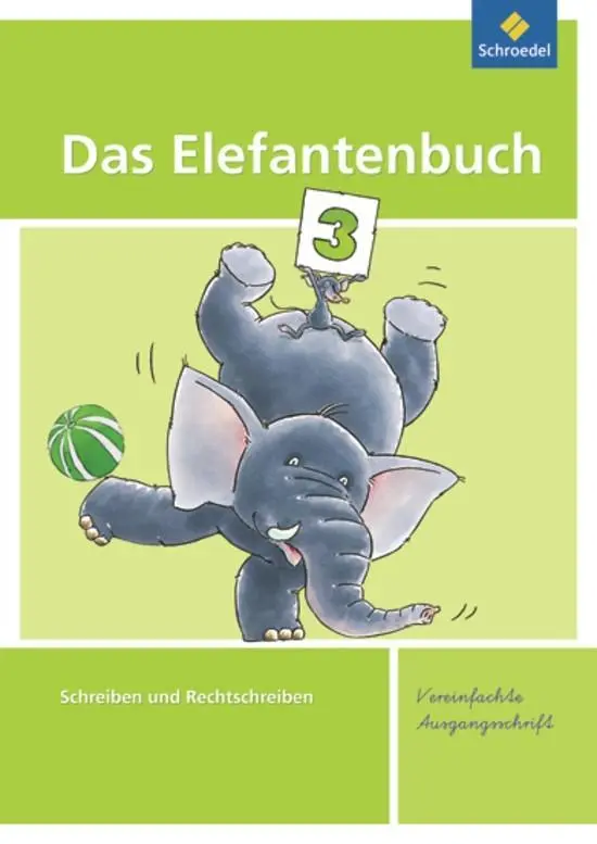Cover: 9783507411678 | Das Elefantenbuch 3. Arbeitsheft. Vereinfachte Ausgangsschrift | Buch