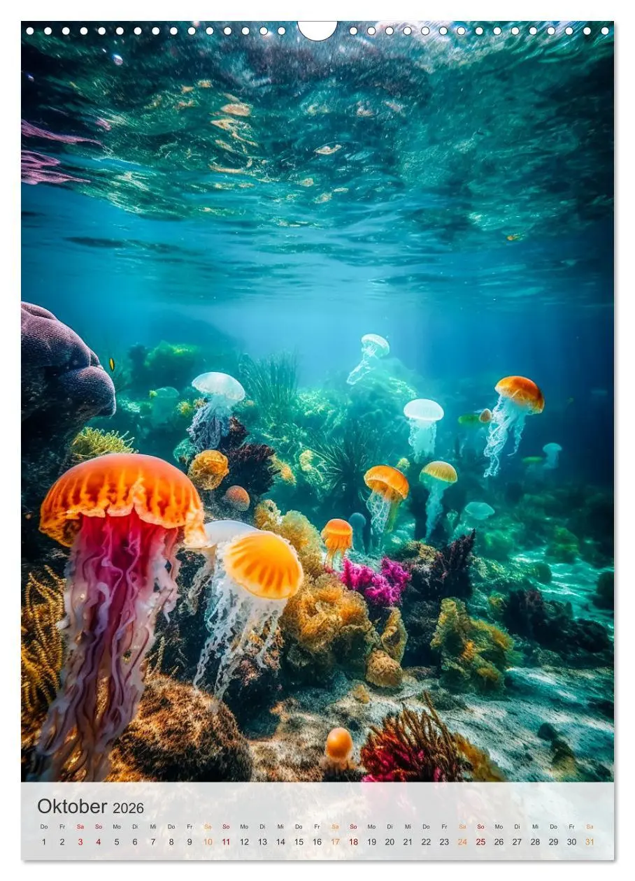Bild: 9783516321678 | Fantastische Unterwasserwelt (Wandkalender 2026 DIN A3 hoch),...