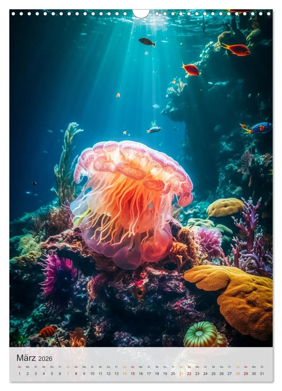 Bild: 9783516321678 | Fantastische Unterwasserwelt (Wandkalender 2026 DIN A3 hoch),...