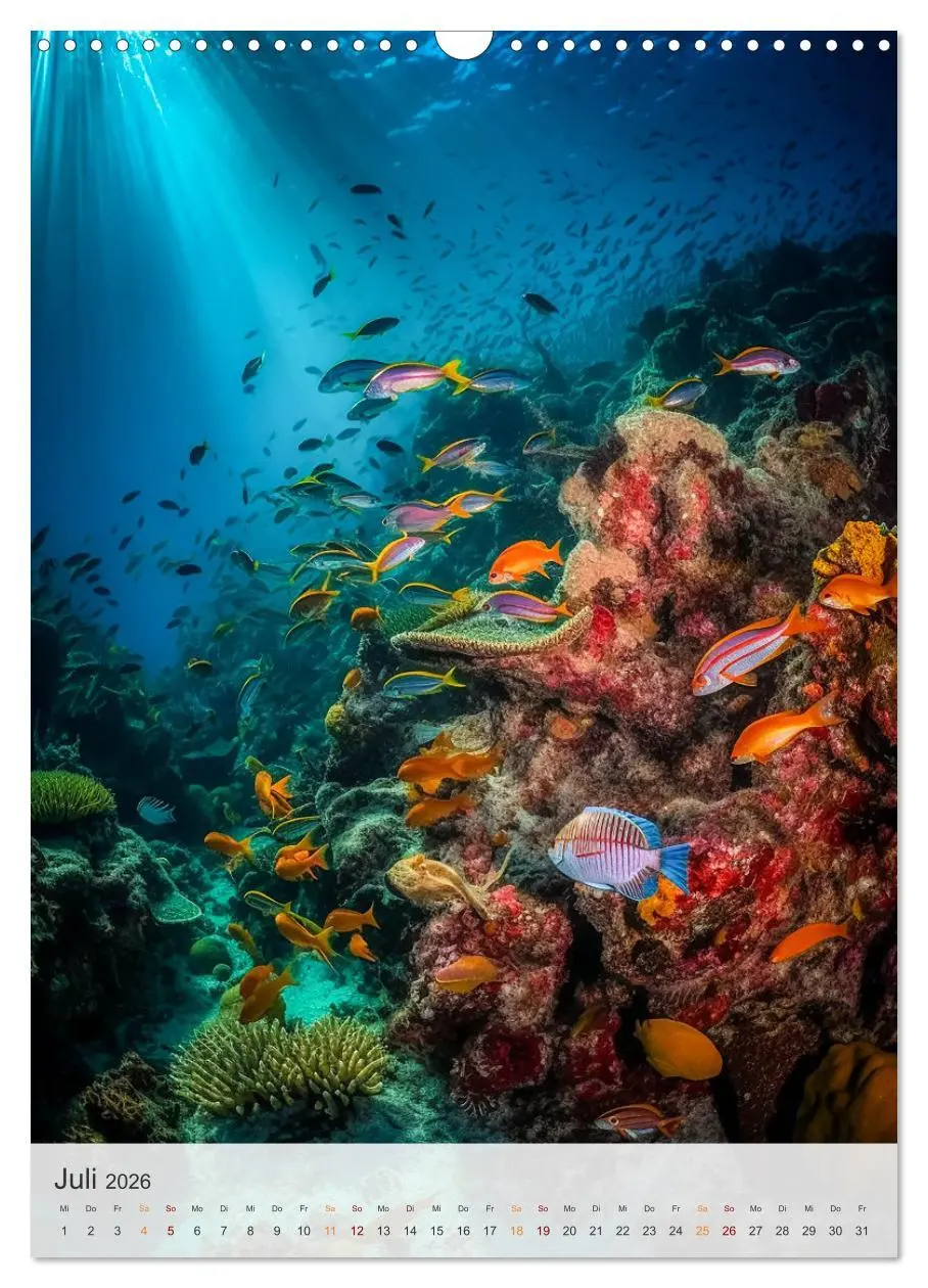 Bild: 9783516321678 | Fantastische Unterwasserwelt (Wandkalender 2026 DIN A3 hoch),...