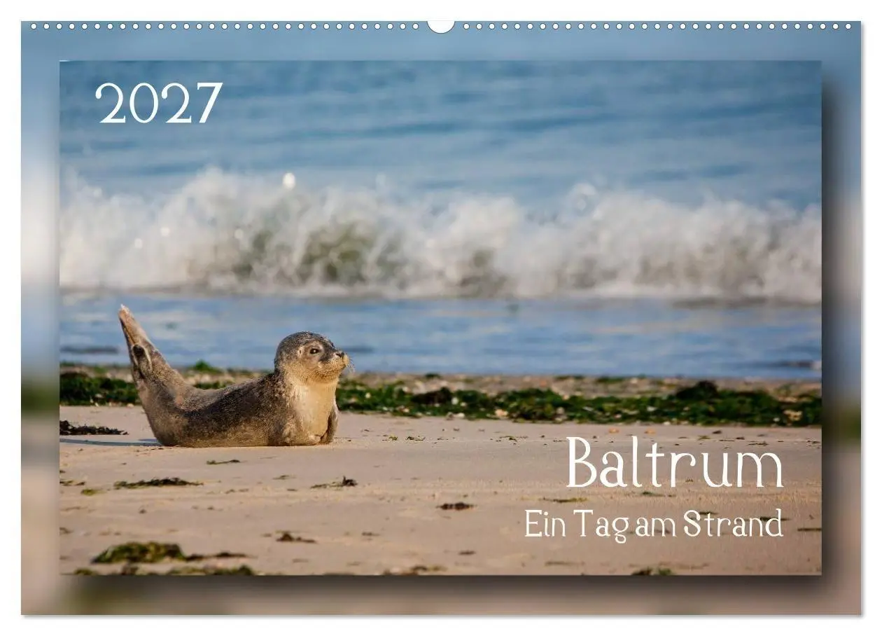 Cover: 9783594091678 | Baltrum - Ein Tag am Strand (Wandkalender 2027 DIN A2 quer),...
