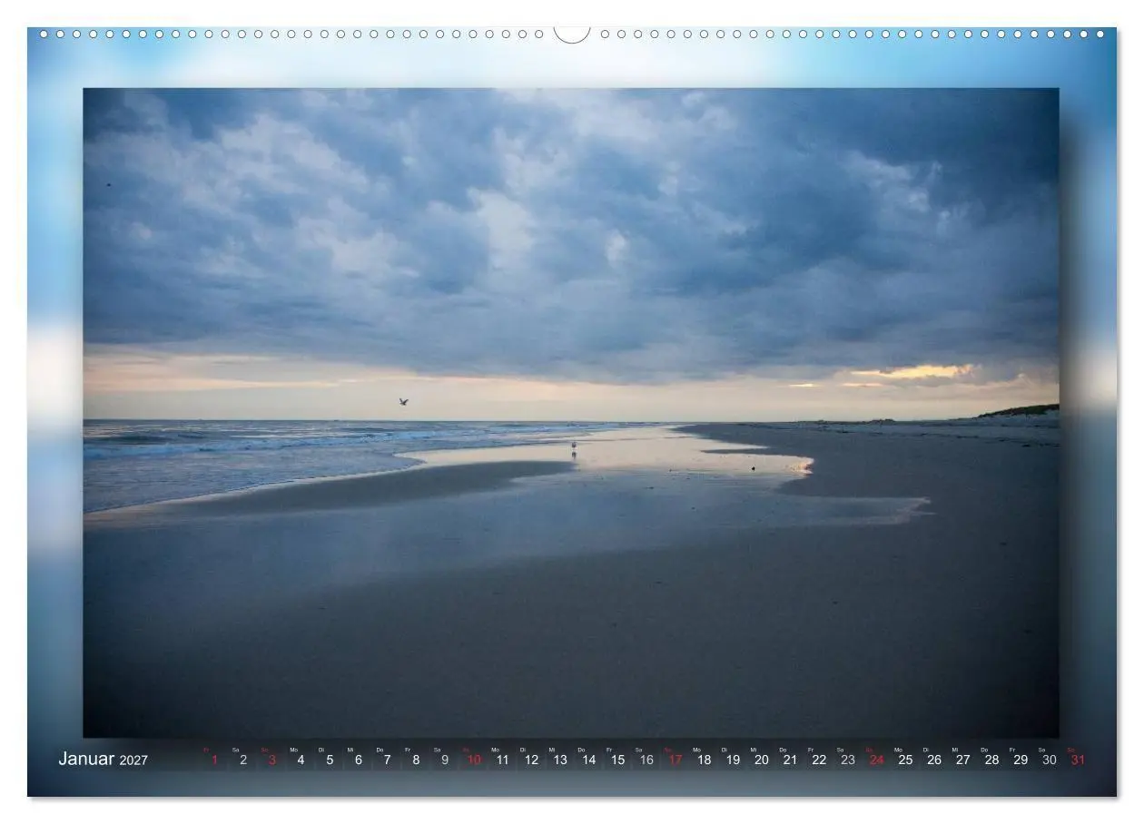 Bild: 9783594091678 | Baltrum - Ein Tag am Strand (Wandkalender 2027 DIN A2 quer),...