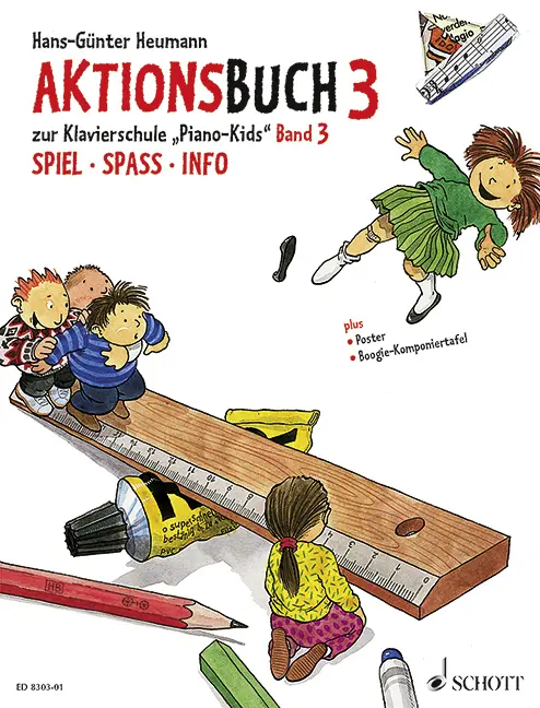 Cover: 9783795751678 | Piano Kids, Aktionsbuch. Bd.3 | Spiel, Spaß, Info | Andreas Schürmann