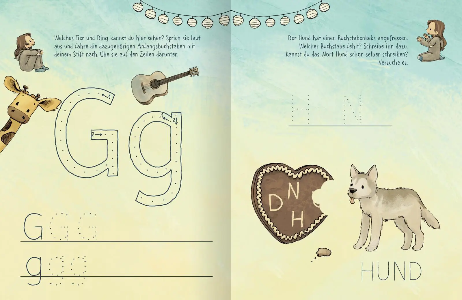 Bild: 9783845861678 | Anouk - Erste Buchstaben | Mit abwischbarem Stift | Maffay (u. a.)
