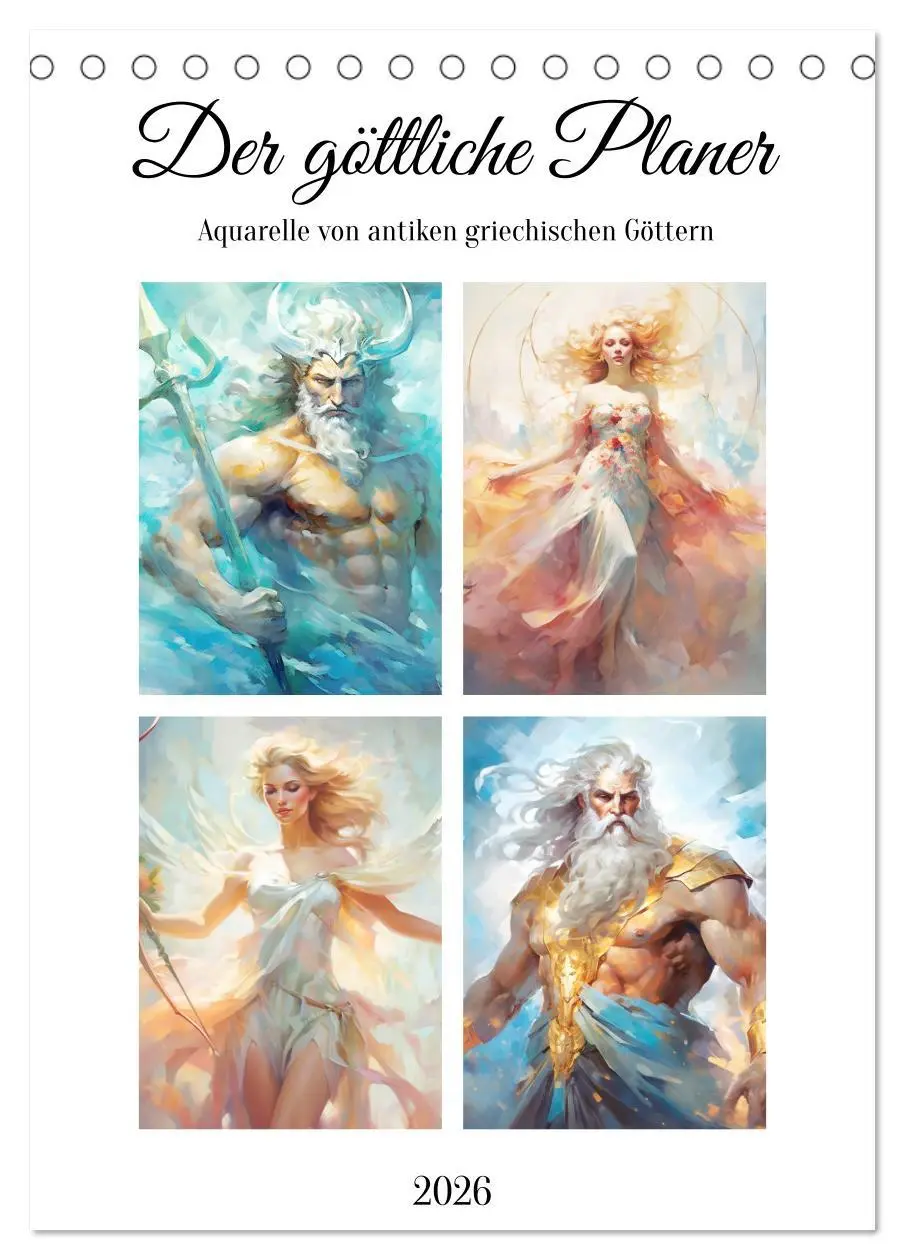 Cover: 9783516311778 | Der göttliche Planer. Aquarelle von antiken griechischen Göttern...
