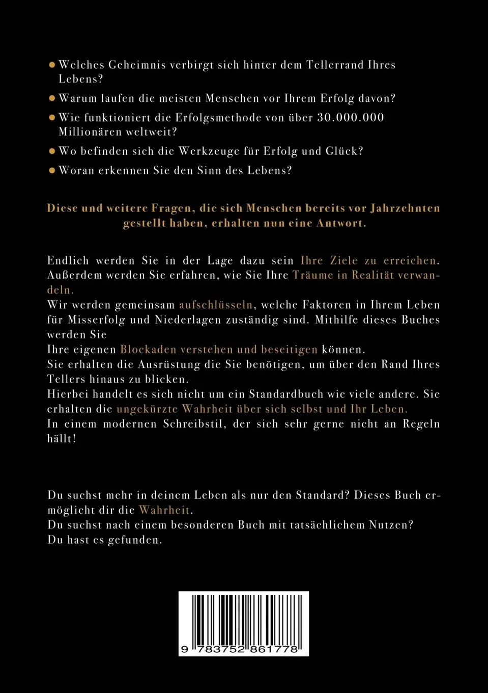 Rückseite: 9783752861778 | Tellerrand Panik | Warum uns die Krümel genügen | Richmond Hiller