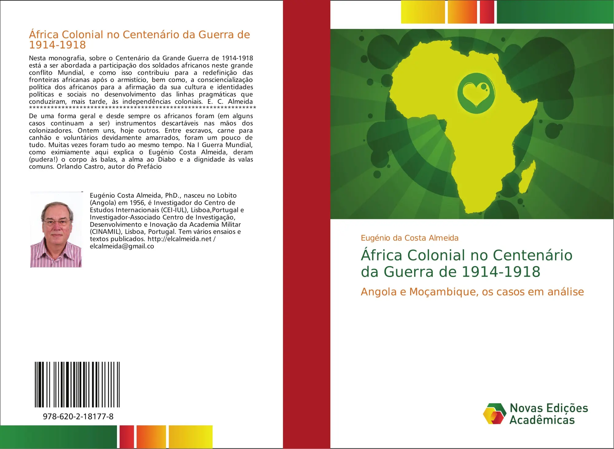 Cover: 9786202181778 | África Colonial no Centenário da Guerra de 1914-1918 | Almeida | Buch