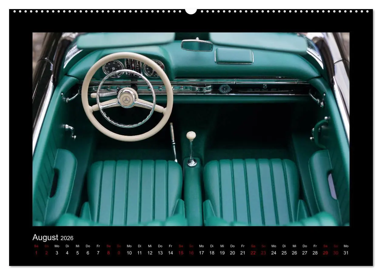 Bild: 9783457761878 | Retro Cars (hochwertiger Premium Wandkalender 2026 DIN A2 quer),...