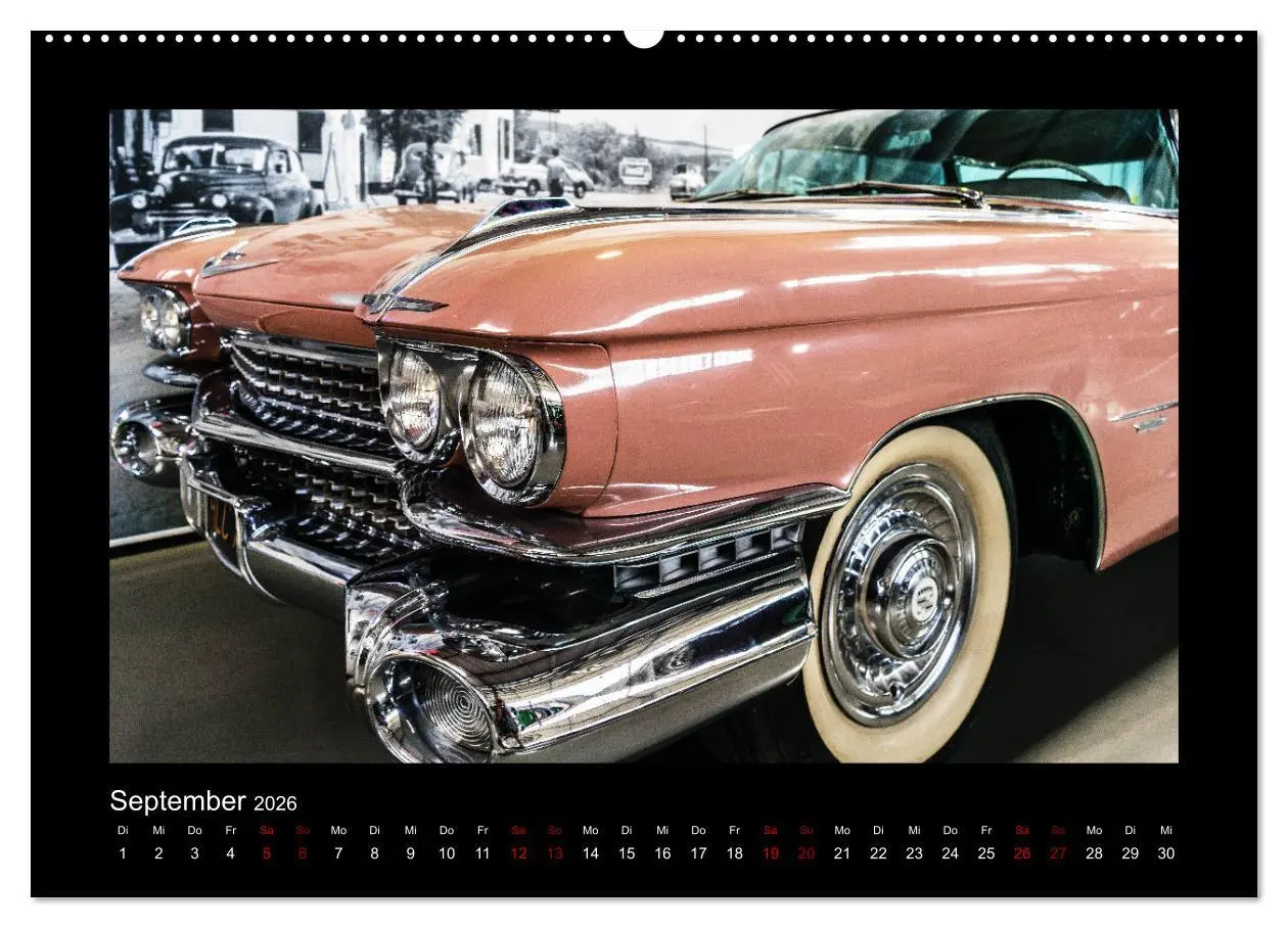 Bild: 9783457761878 | Retro Cars (hochwertiger Premium Wandkalender 2026 DIN A2 quer),...