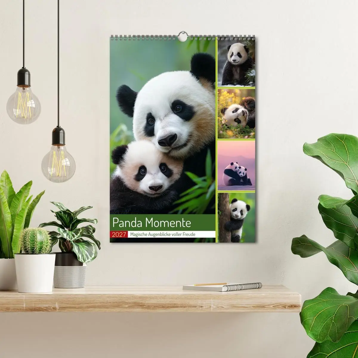 Bild: 9783516781878 | Panda Momente (Wandkalender 2027 DIN A3 hoch), CALVENDO Monatskalender
