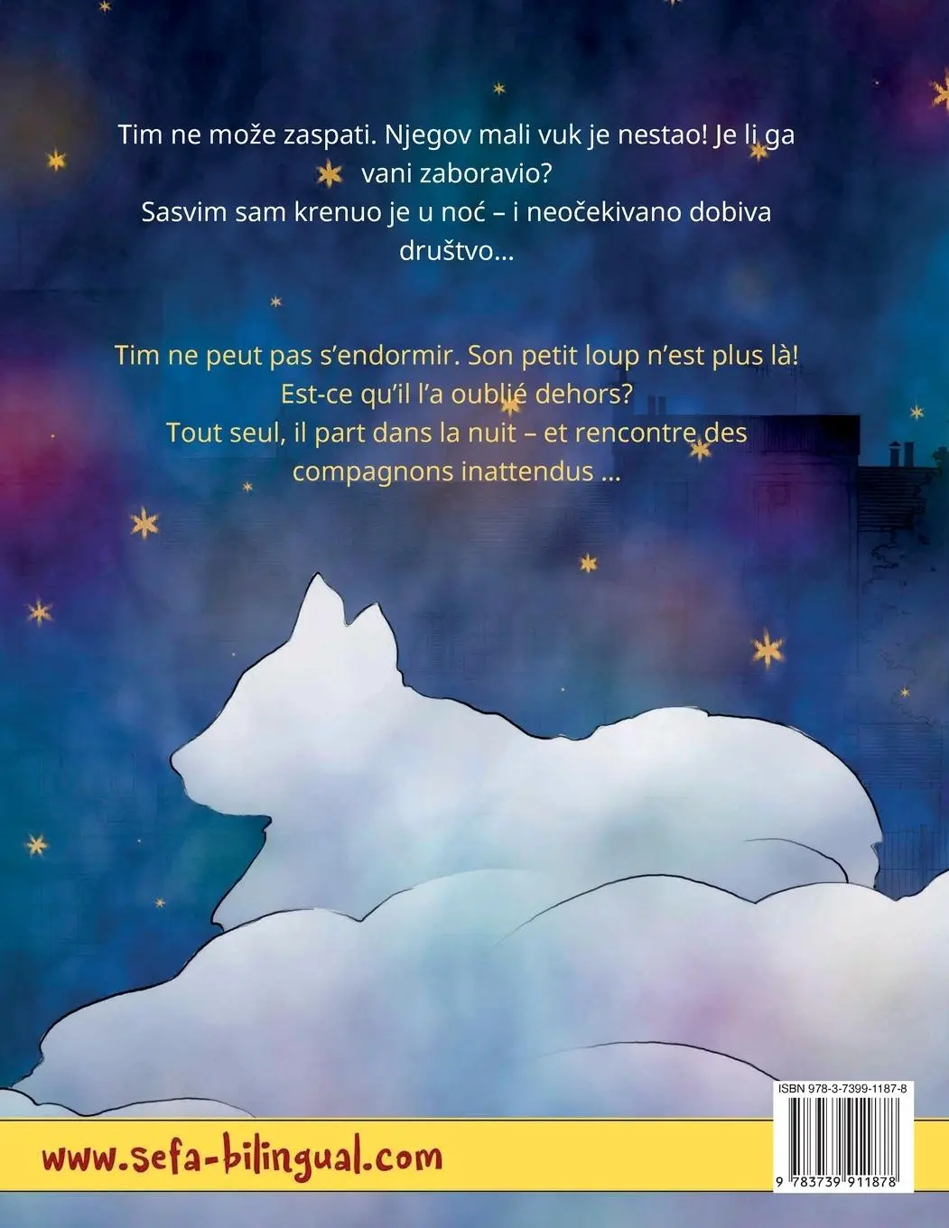 Rückseite: 9783739911878 | Lijepo spavaj, mali vu¿e - Dors bien, petit loup (hrvatski -...