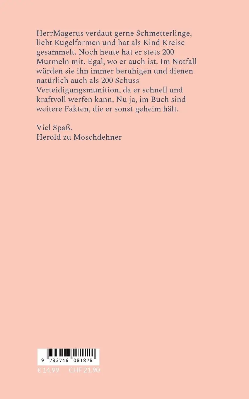 Rückseite: 9783746081878 | Barrierefreie Fakten über HerrMagerus | Herold Zu Moschdehner | Buch