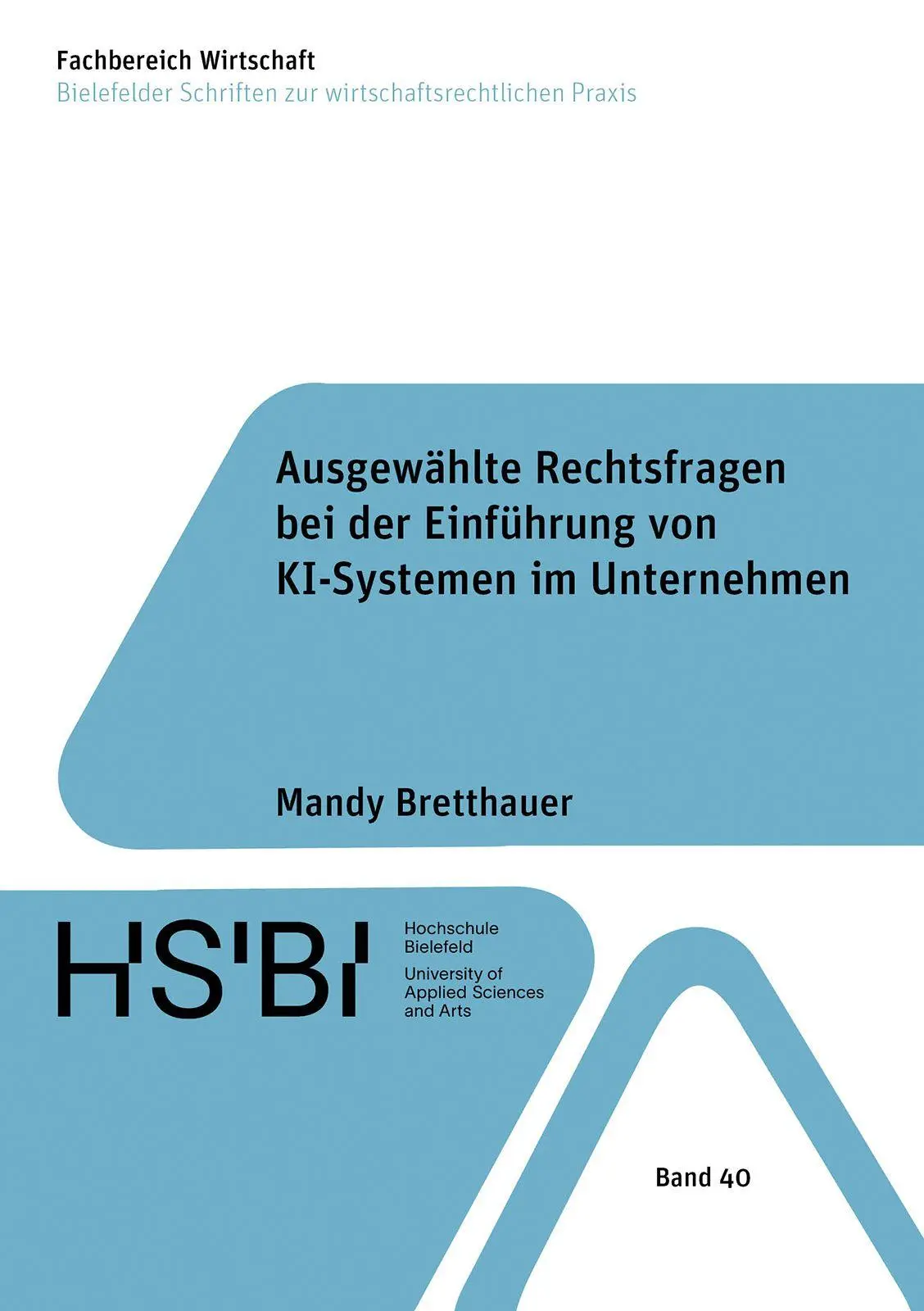 Cover: 9783819101878 | Ausgewählte Rechtsfragen bei der Einführung von KI-Systemen im...