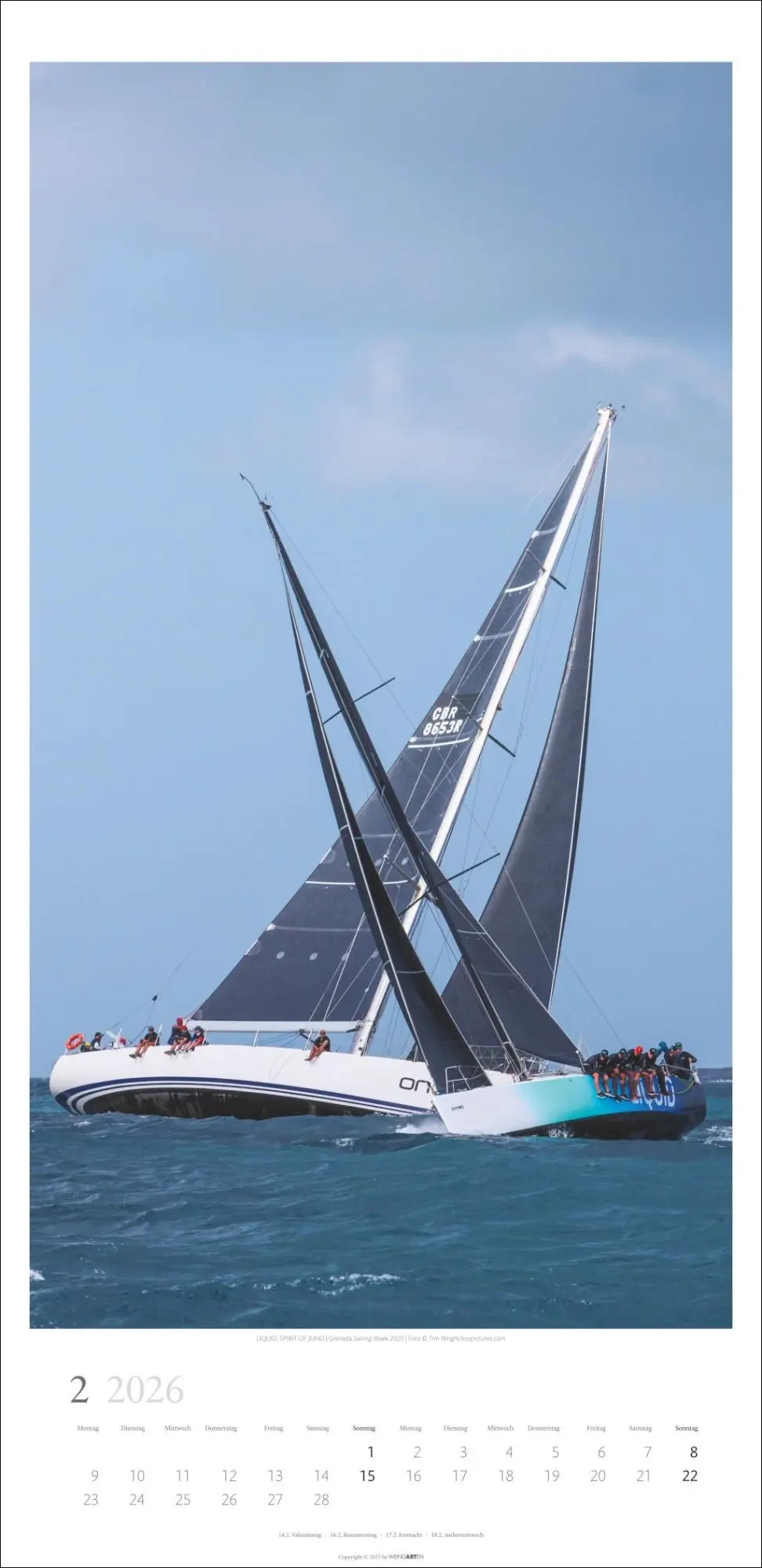 Bild: 9783839901878 | Under Sail Kalender 2026 | Kalender | Spiralbindung | 14 S. | Deutsch