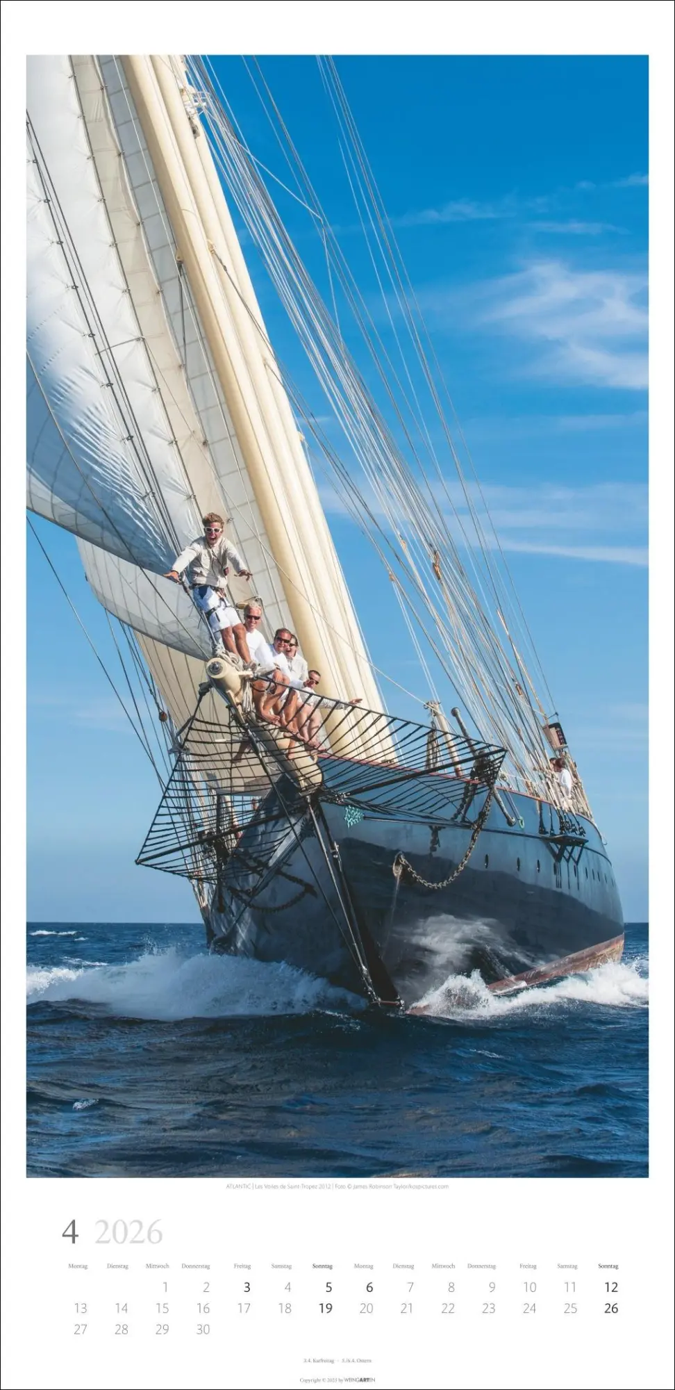 Bild: 9783839901878 | Under Sail Kalender 2026 | Kalender | Spiralbindung | 14 S. | Deutsch