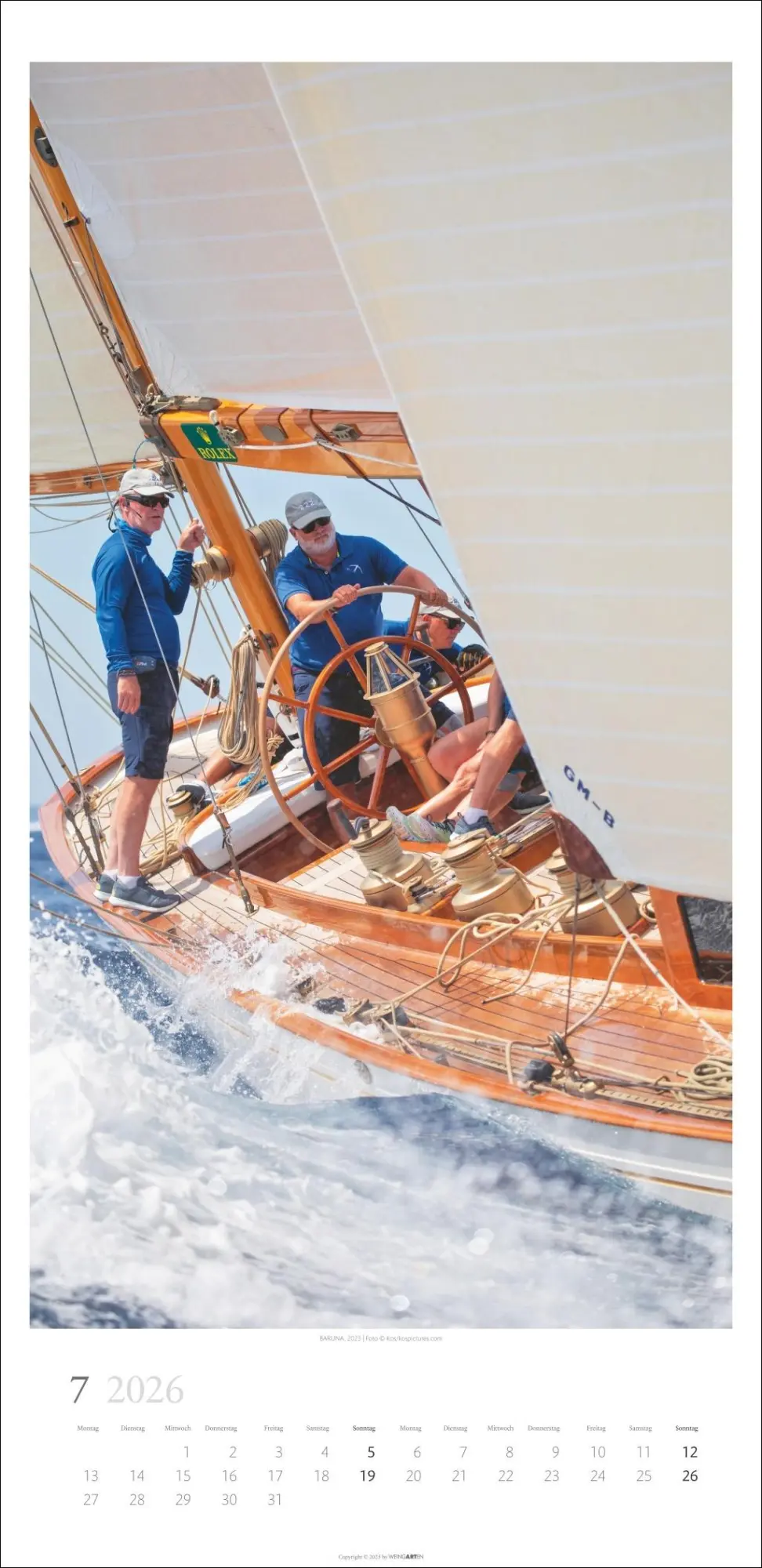 Bild: 9783839901878 | Under Sail Kalender 2026 | Kalender | Spiralbindung | 14 S. | Deutsch