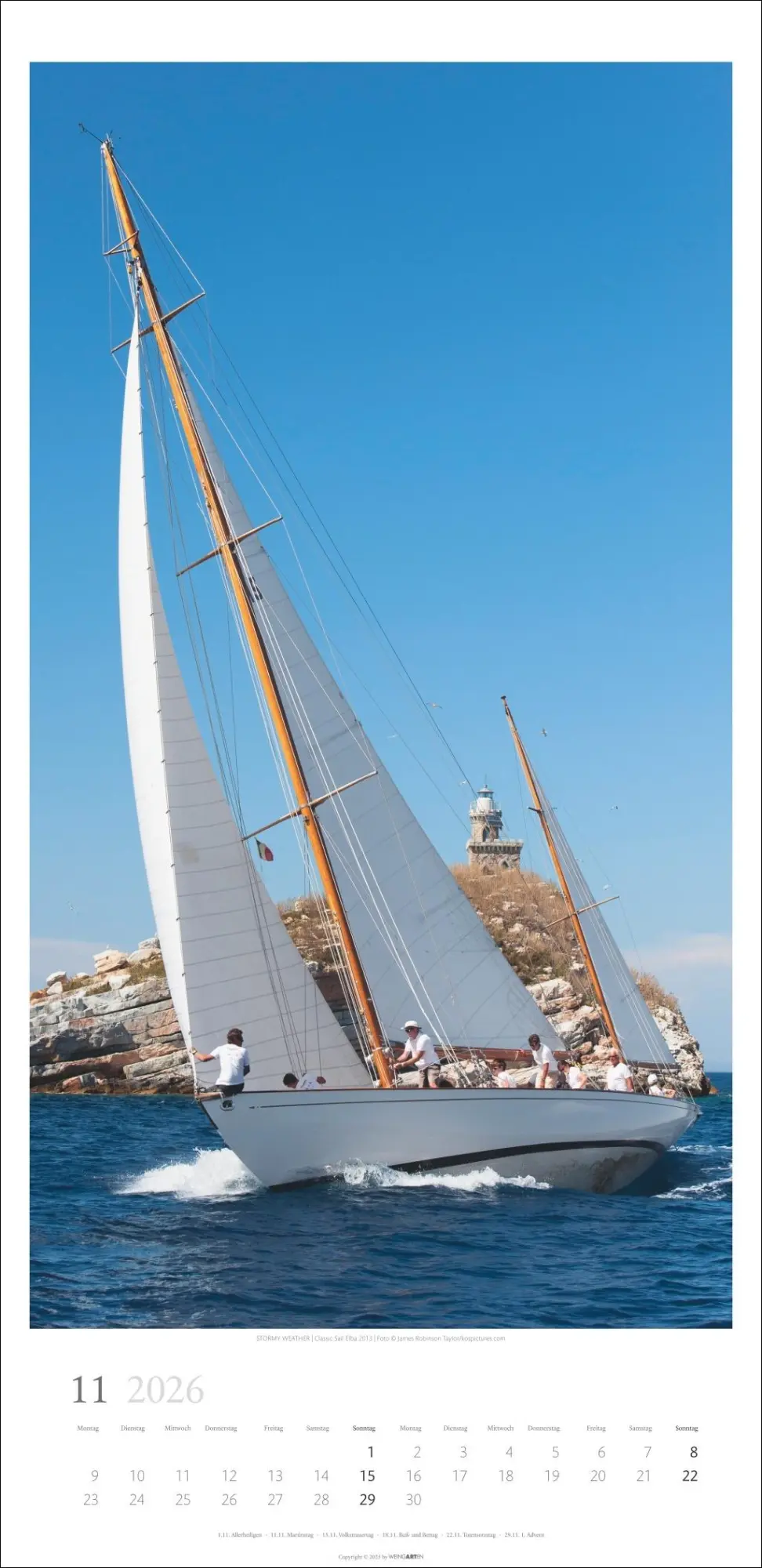 Bild: 9783839901878 | Under Sail Kalender 2026 | Kalender | Spiralbindung | 14 S. | Deutsch