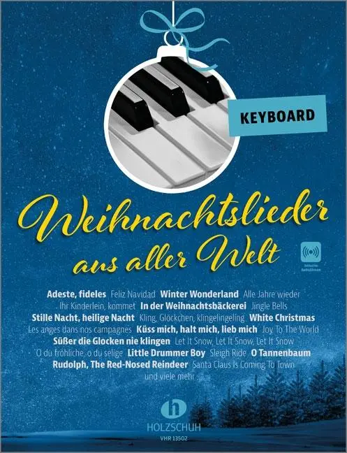 Cover: 9783864341878 | Weihnachtslieder aus aller Welt - Keyboard | Uwe Sieblitz | Broschüre