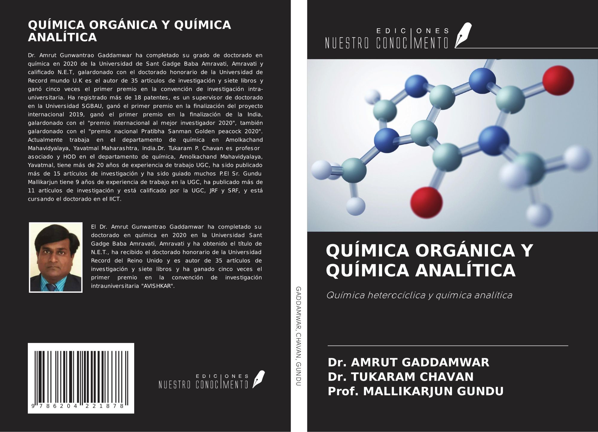 Cover: 9786204221878 | QUÍMICA ORGÁNICA Y QUÍMICA ANALÍTICA | Amrut Gaddamwar (u. a.) | Buch