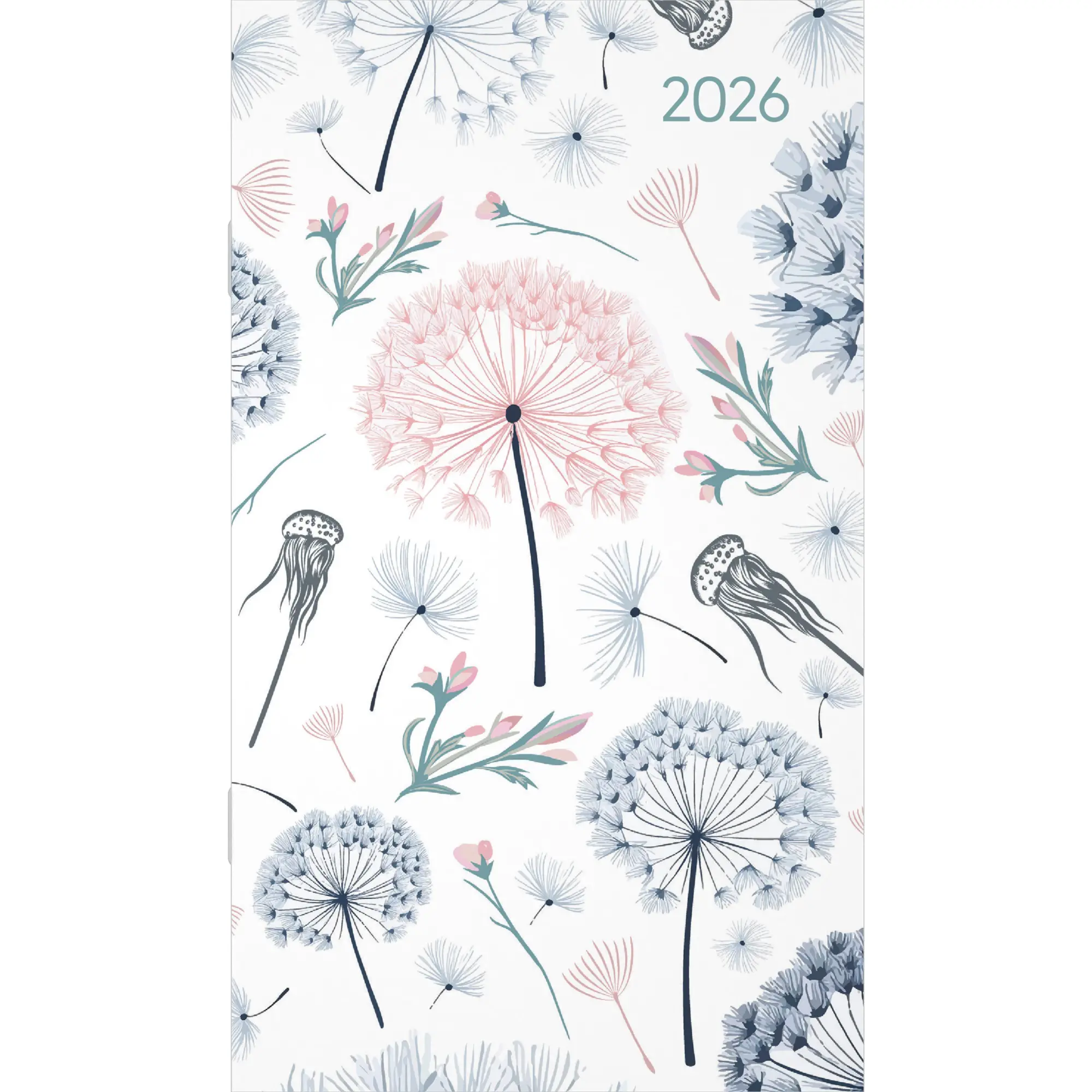 Cover: 4069095001978 | Miniplaner Style Pusteblumen 2026 - Taschen-Kalender 9x15 cm -...