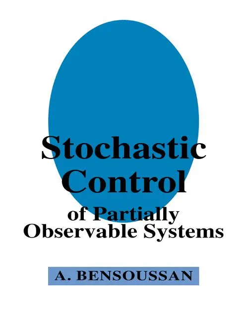 Cover: 9780521611978 | Stochastic Control of Partially Observable Systems | Taschenbuch Cover: 9780521611978 | Stochastic Control of Partially Observable Systems | Taschenbuch