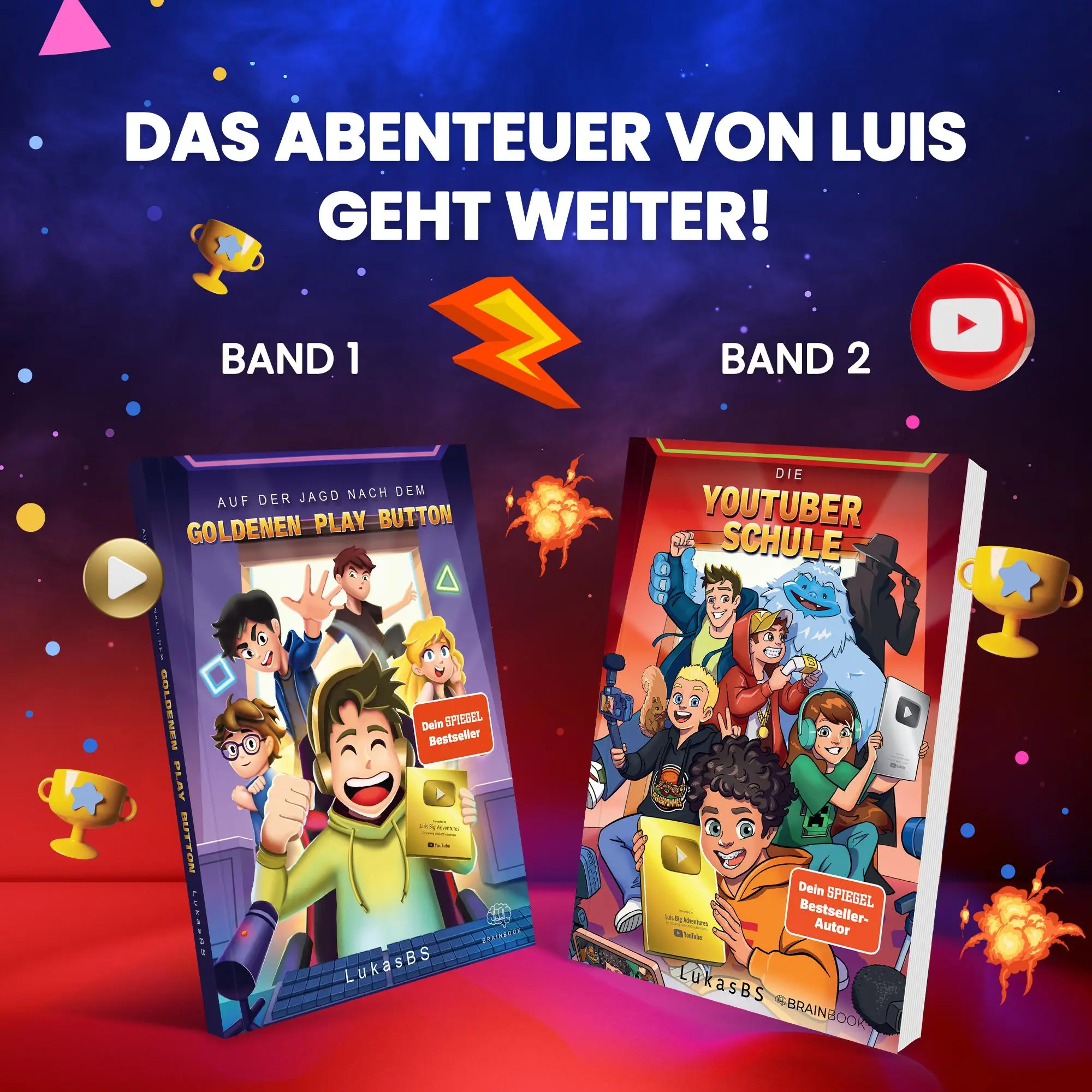 Bild: 9783968901978 | Die YouTuber Schule | LukasBS | LukasBS | Taschenbuch | 224 S. | 2024