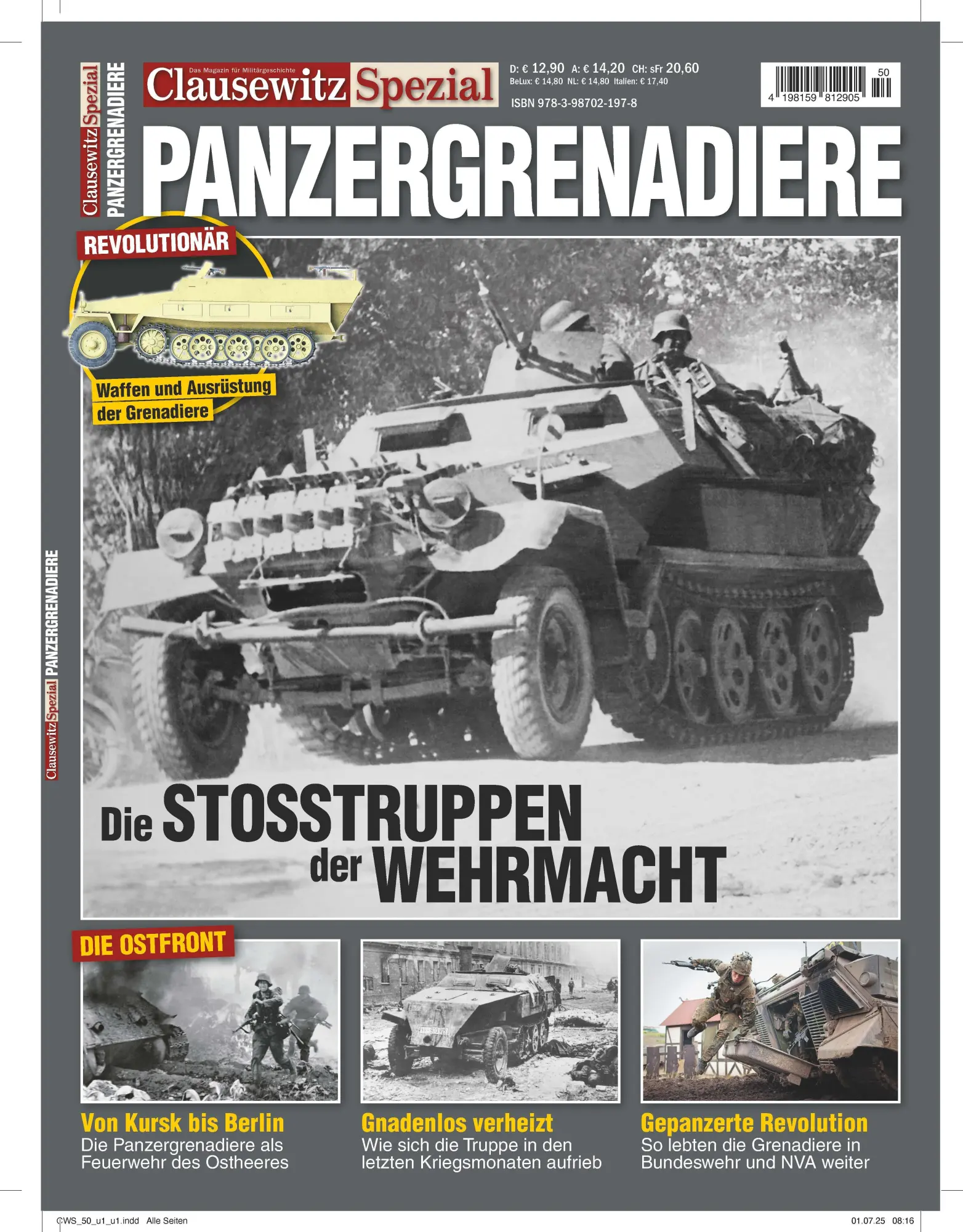 Cover: 9783987021978 | Panzergrenadiere | Clausewitz Spezial 50/2025 | Stefan Krüger | 100 S.