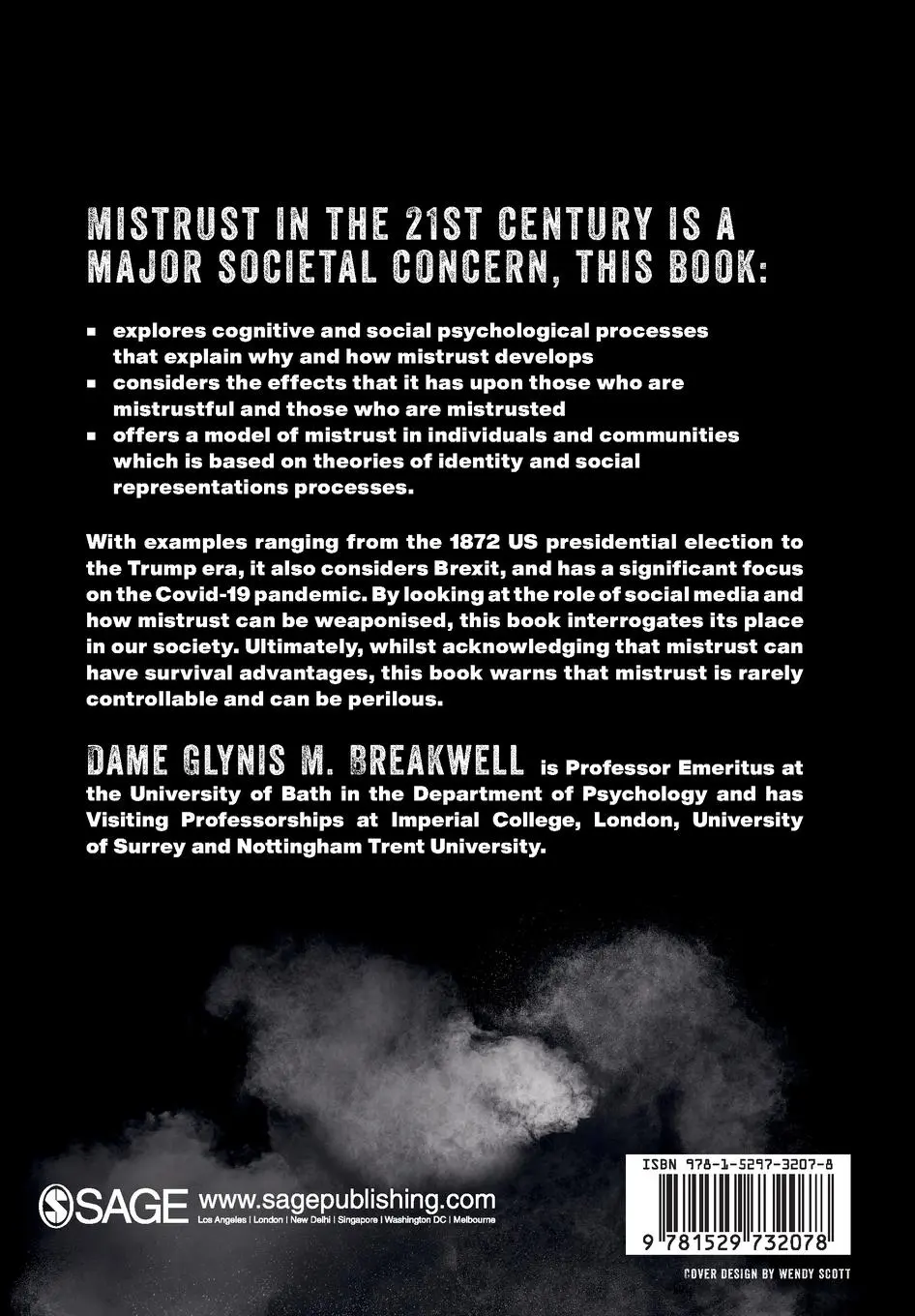 Rückseite: 9781529732078 | Mistrust | Glynis M. Breakwell | Taschenbuch | Kartoniert / Broschiert