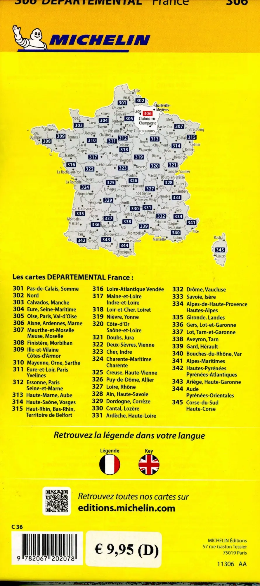 Bild: 9782067202078 | Michelin Ardennen - Nördliche Champagne | (Land-)Karte | 1 S. | 2024