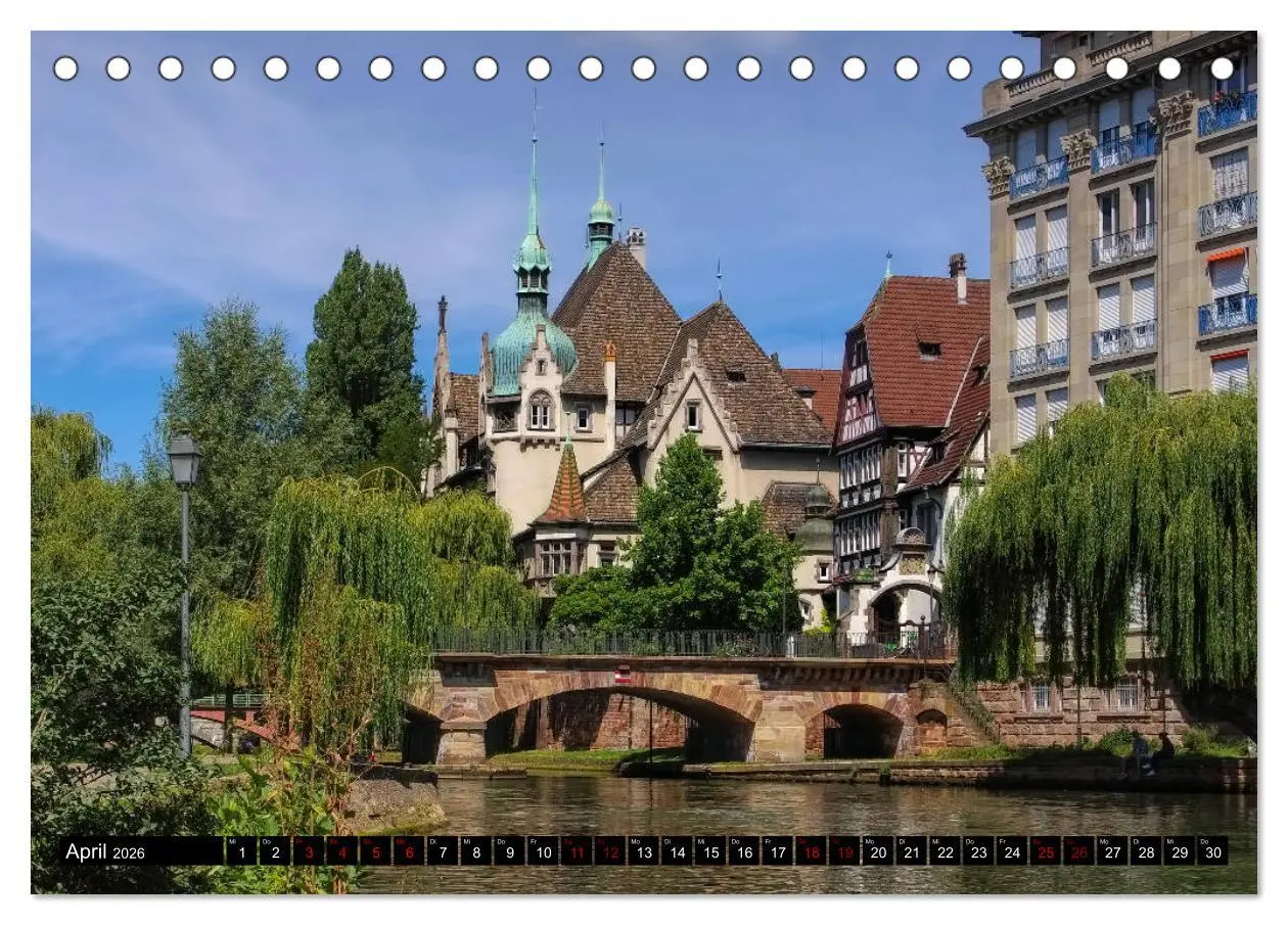 Bild: 9783457882078 | Straßburg - Im Herzen Europas (Tischkalender 2026 DIN A5 quer),...
