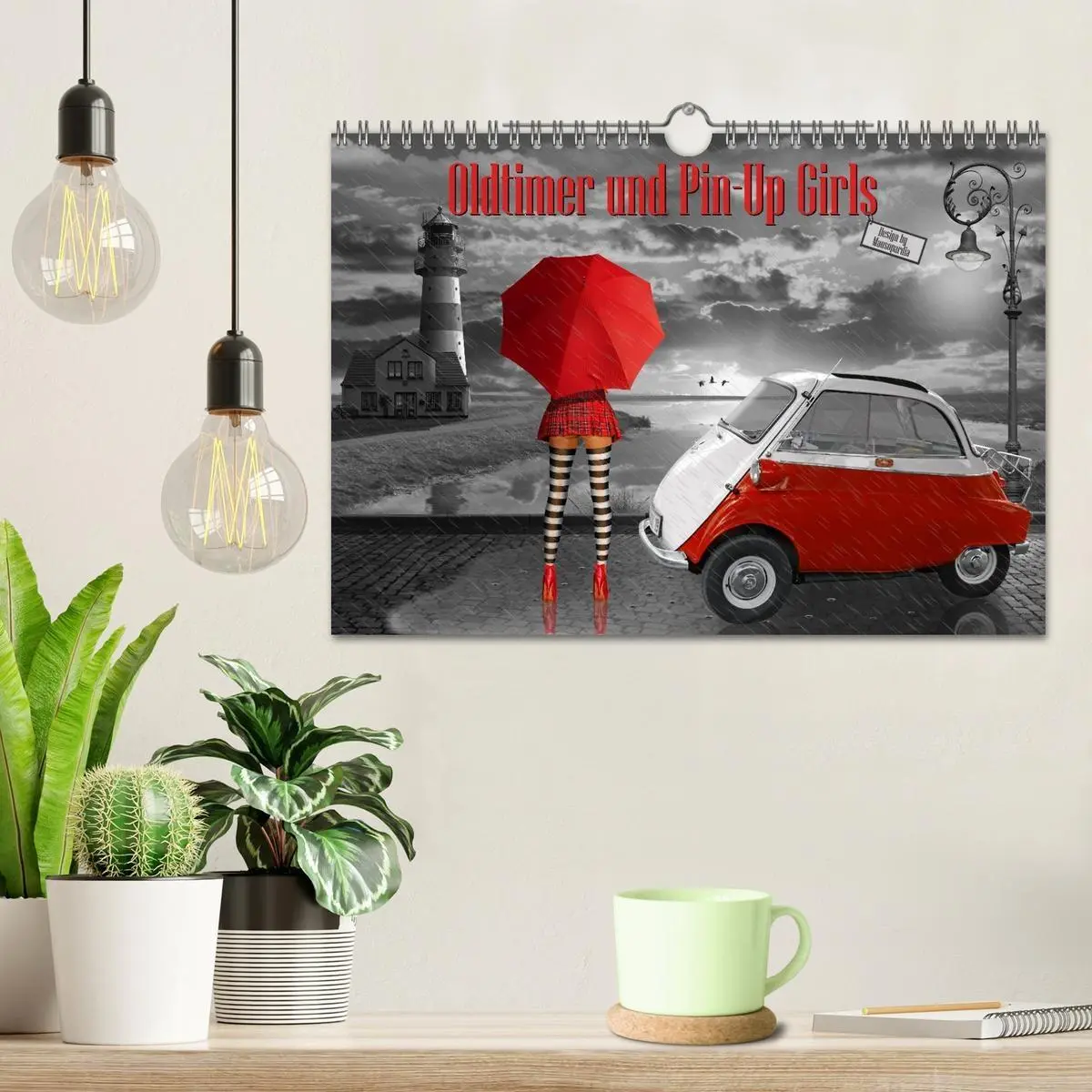 Bild: 9783457952078 | Oldtimer und Pin-Up Girls by Mausopardia (Wandkalender 2026 DIN A4...
