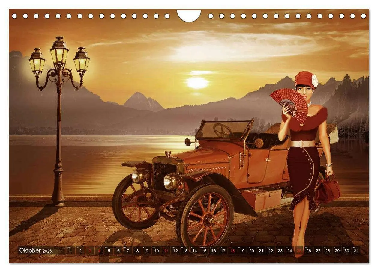 Bild: 9783457952078 | Oldtimer und Pin-Up Girls by Mausopardia (Wandkalender 2026 DIN A4...