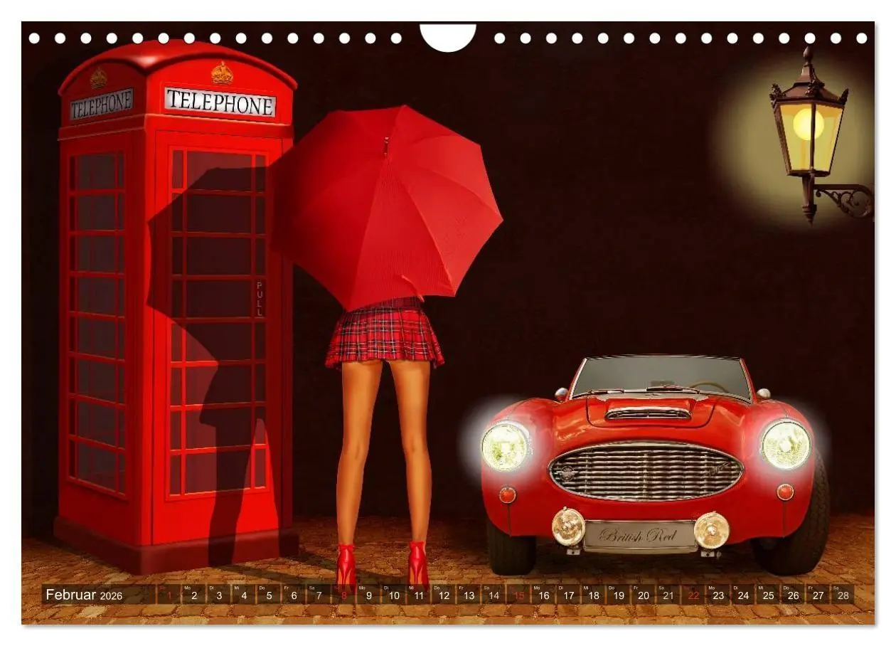 Bild: 9783457952078 | Oldtimer und Pin-Up Girls by Mausopardia (Wandkalender 2026 DIN A4...