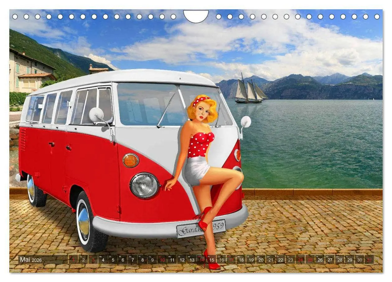 Bild: 9783457952078 | Oldtimer und Pin-Up Girls by Mausopardia (Wandkalender 2026 DIN A4...