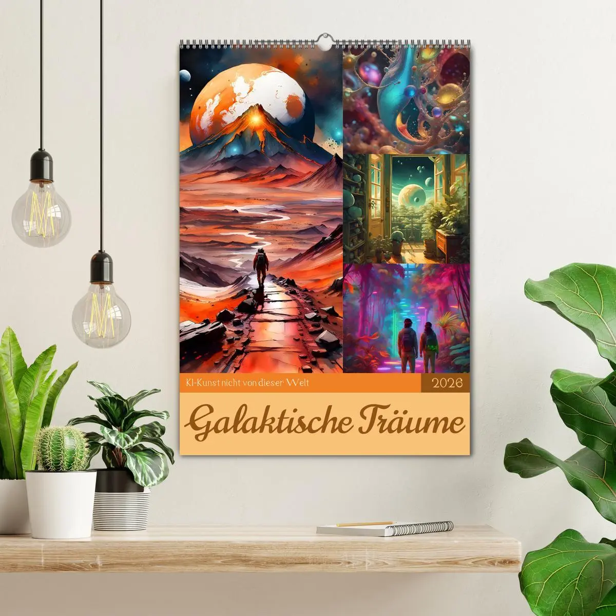 Bild: 9783516282078 | Galaktische Träume (Wandkalender 2026 DIN A2 hoch), CALVENDO...