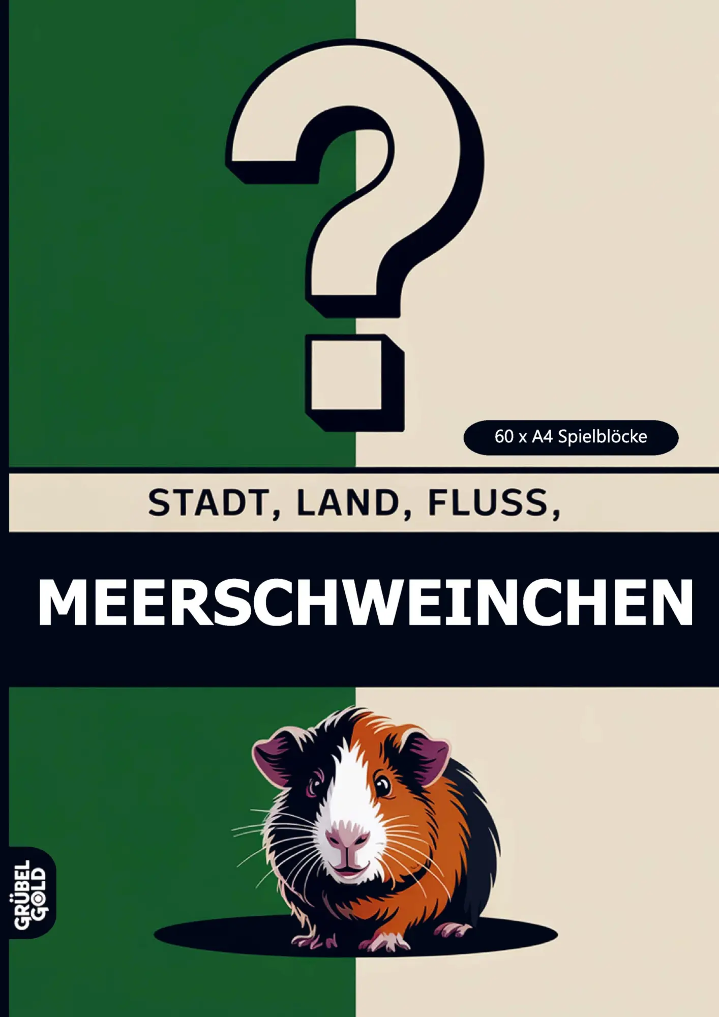 Cover: 9783693192078 | Stadt, Land, Fluss, Meerschweinchen | Grübelgold Rätselhefte | Buch