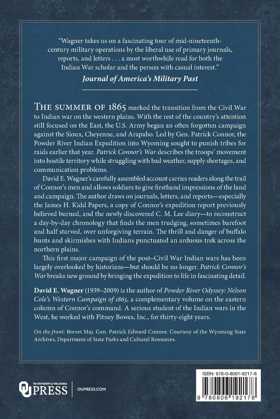 Rückseite: 9780806192178 | Patrick Connor's War | The 1865 Powder River Indian Exhibition | Buch