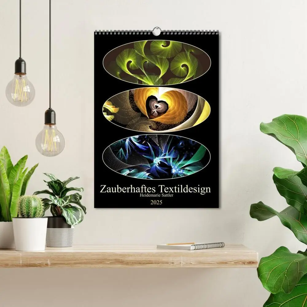 Bild: 9783435922178 | Zauberhaftes Textildesign (Wandkalender 2025 DIN A3 hoch), CALVENDO...