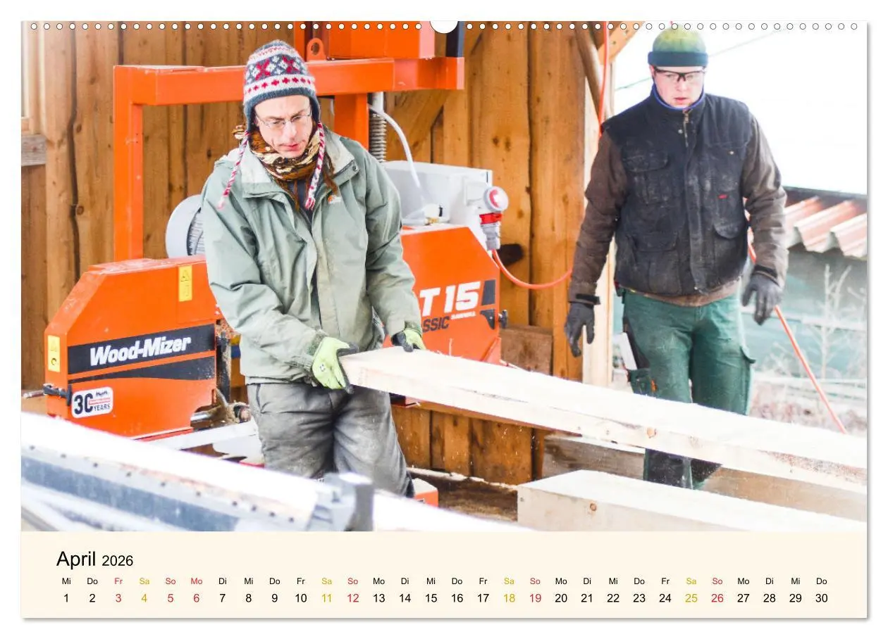 Bild: 9783457632178 | Faszination Holz (Wandkalender 2026 DIN A2 quer), CALVENDO...