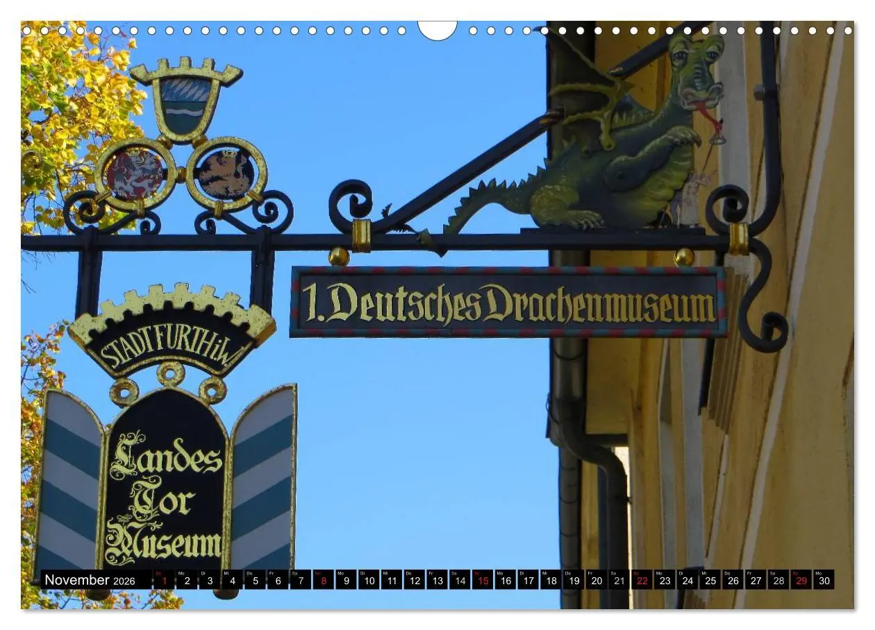Bild: 9783516032178 | Drachenstadt Furth im Wald (Wandkalender 2026 DIN A3 quer),...